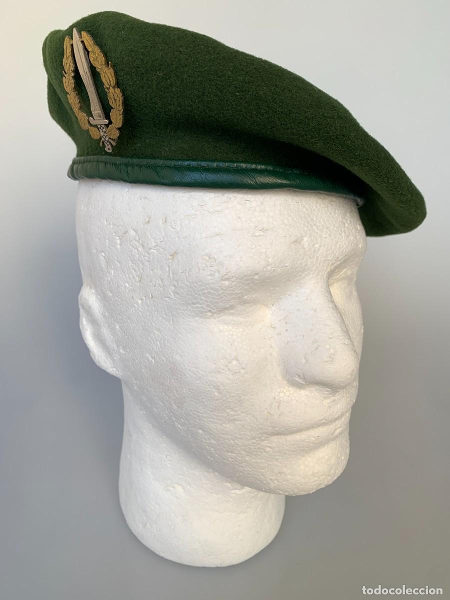 Militaria: Boina Verde Tello Guerrillero COE Operaciones Especiales Ej&eacute;rcito VTG 70s