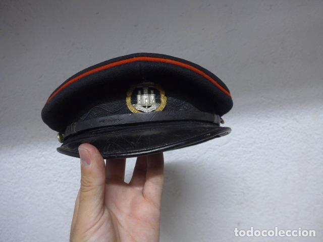 Militaria: Antigua gorra de plato inglesa a identificar, seguramente de II Guerra Mundial. Gran Breta&ntilde;a