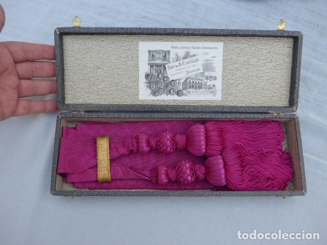 Militaria: ANTIGUA BANDA DE LA VICTORIA Y ESTUCHE DE CASTELLS GUERRA CIVIL
