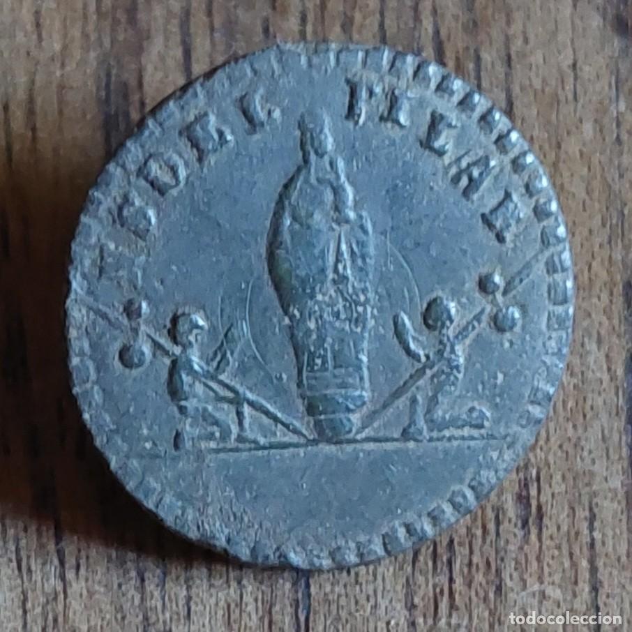Militaria: Bot&oacute;n Nuestra se&ntilde;ora del Pilar