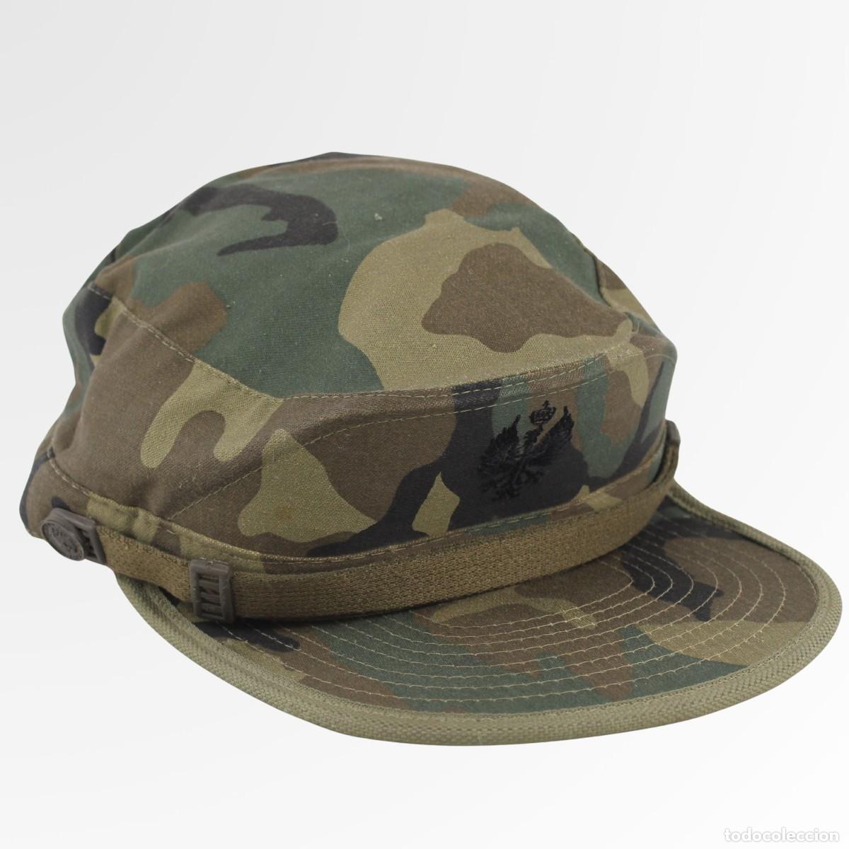 Militaria: Gorra Militar Faena Ej&eacute;rcito Espa&ntilde;ol Camuflaje Aguila Ign&iacute;fuga Talla M Bordada