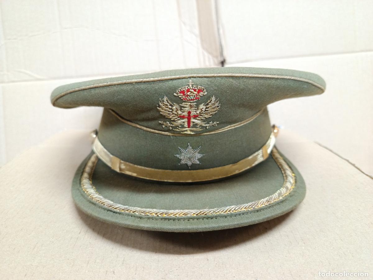 Militaria: GORRA DE PLATO DE EJERCITO DE TIERRA, COMANDANTE, C.I.A.C. CUERPO INGENIEROS ARMAMENTO Y CONS.