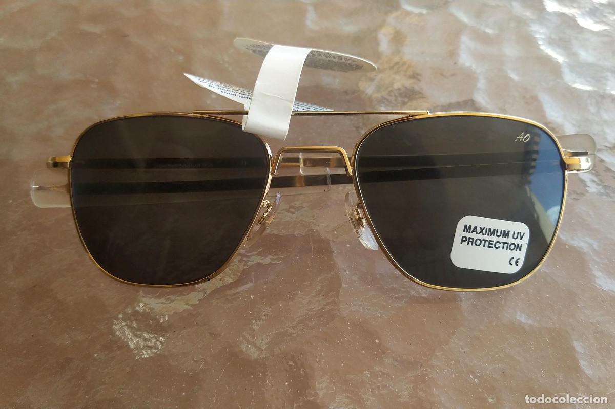 Militaria: Gafas sol piloto USAF American Optical original principios a&ntilde;os 80