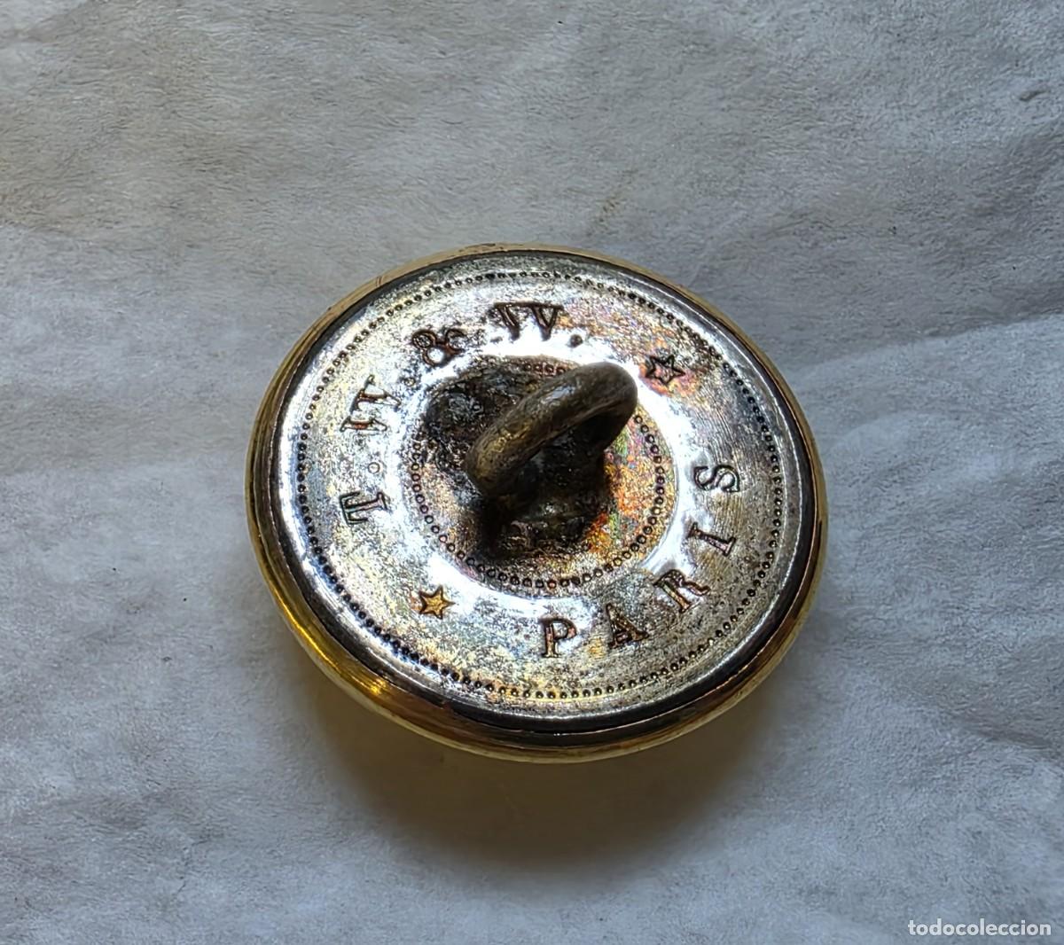 Militaria: Bot&oacute;n grande, dorado - Foto 2