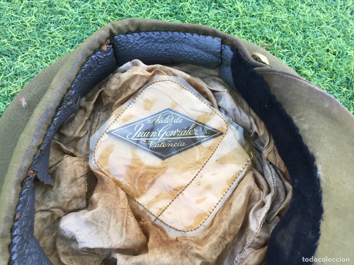Militaria: GORRA DE PLATO DE CORONEL DEL EJERCITO DE TIERRA DE VALENCIA - Foto 7