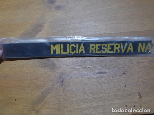 Militaria: Antigua cinta de lepanto original de la Milicia Reserva Naval, de gorra de marina.
