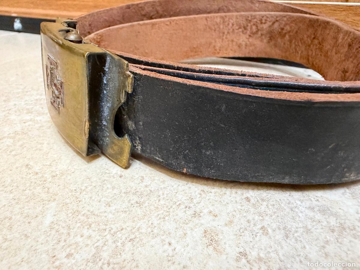 Militaria: Cintur&oacute;n hebilla de la oje - Foto 3