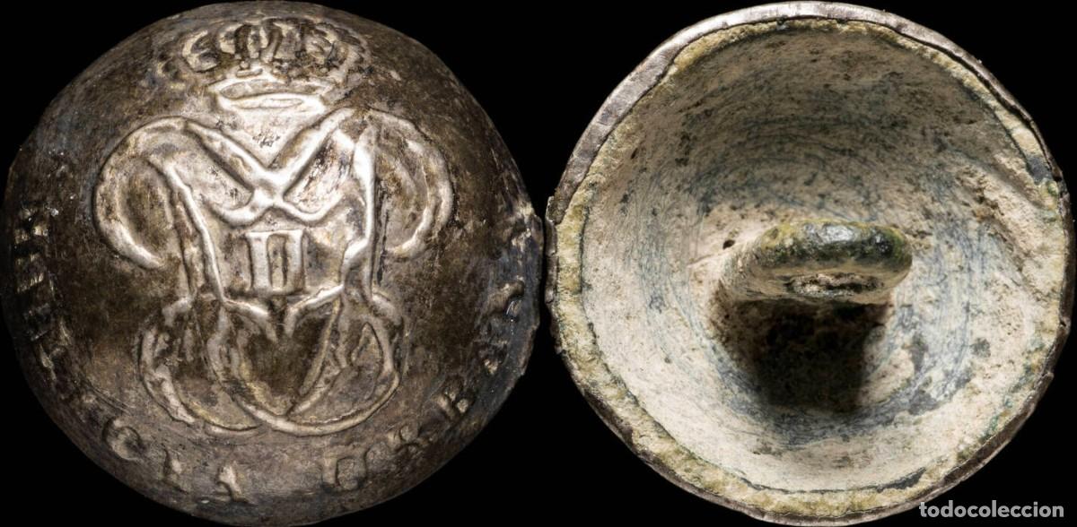 Militaria: Button Milicia Urbana, Isabel II, 19 mm.