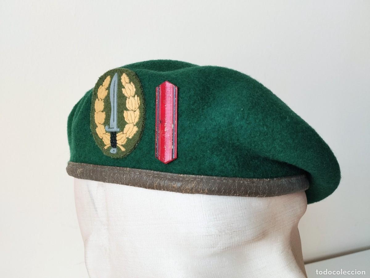 Militaria: Boina COES soldado 1&deg;. A&ntilde;os 80. Elosegui