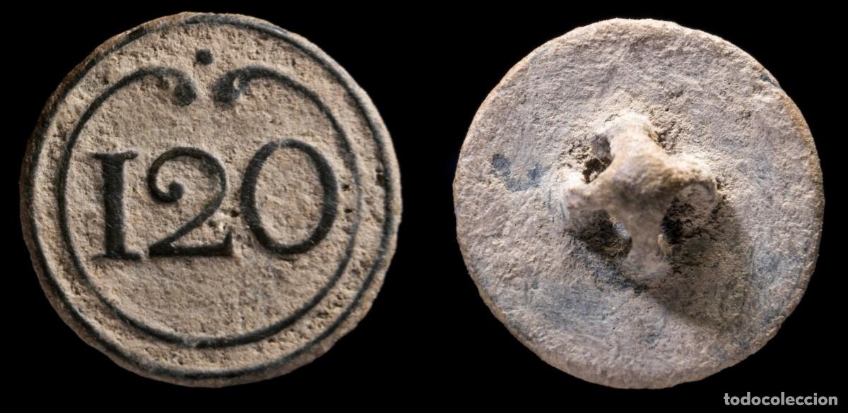 Militaria: Button 120 st line Infantry French army, Napoleonic wars - 16 mm.
