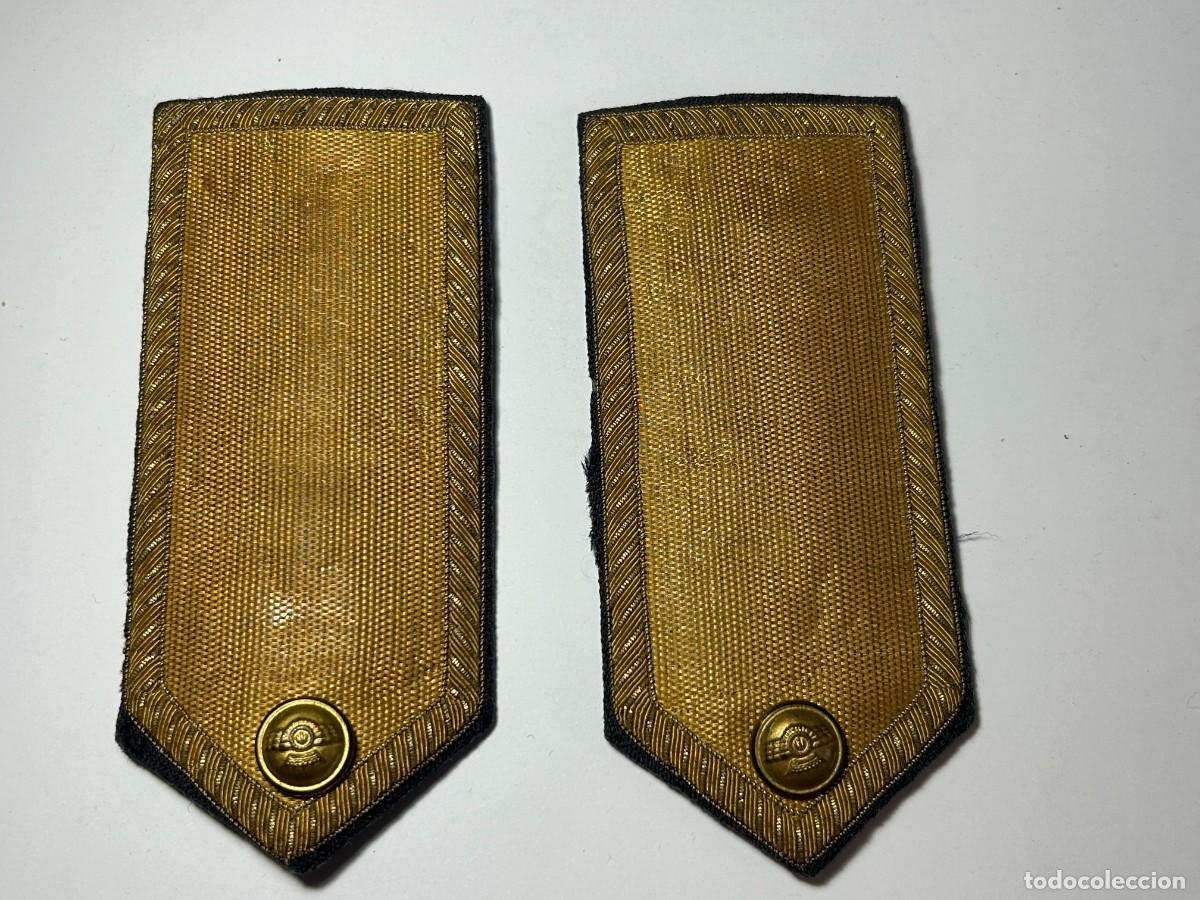 Militaria: ANTIGUAS HOMBRERAS DE GALA DE OFICIAL DE AVIACION EJERCITO DEL AIRE EPOCA DE FRANCO