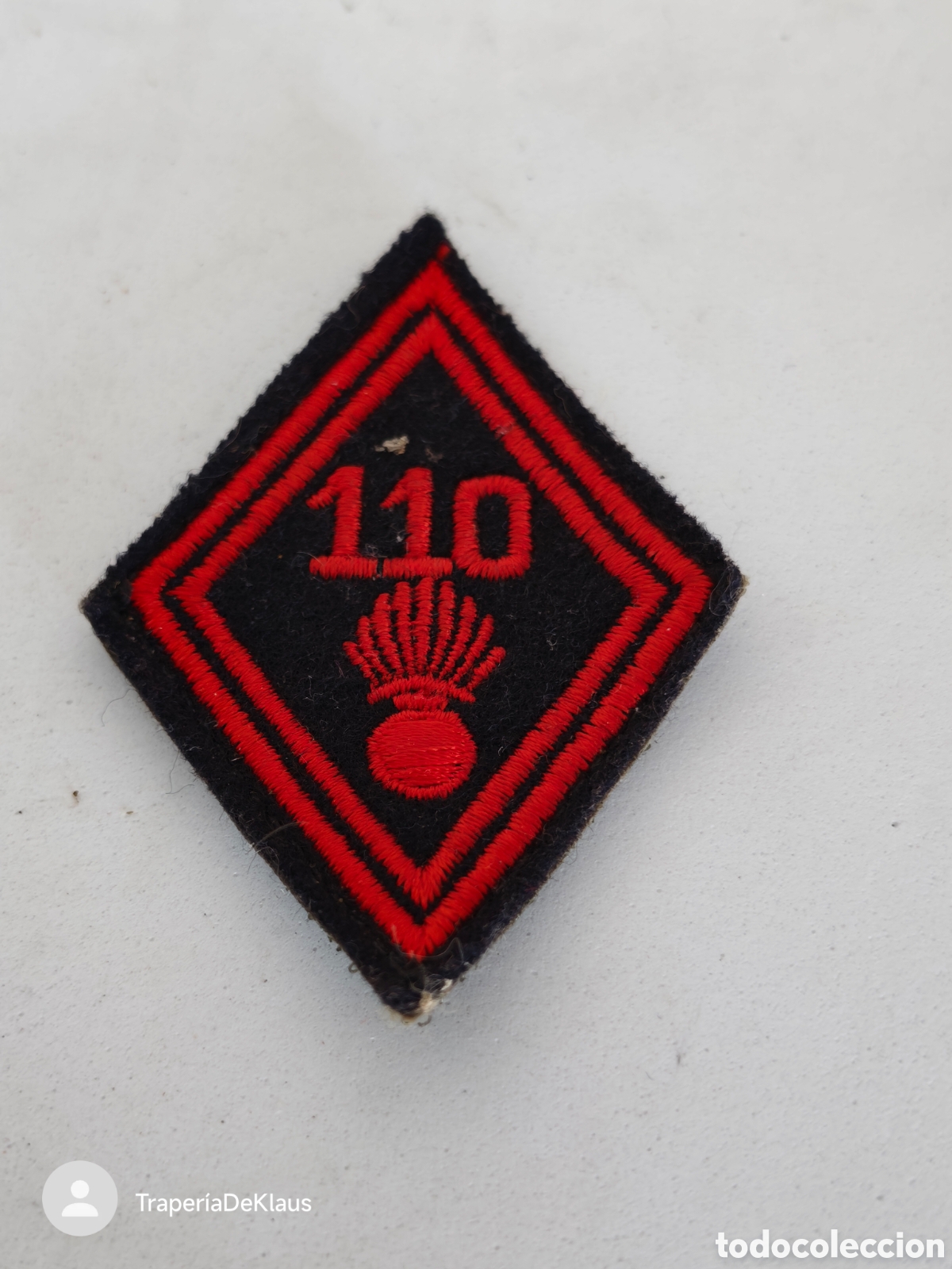 Militaria: 110&ordm; Regimiento de Infanter&iacute;a - francia - car106