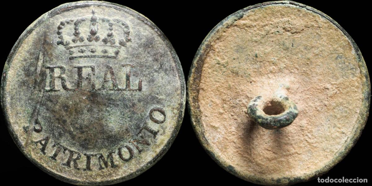 Militaria: Button Spanish, Patrimonio Nacional, 20 mm