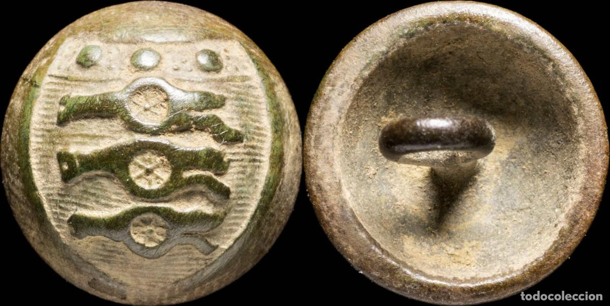 Militaria: Button British Royal Artillery, Napoleonic War, 15 mm.