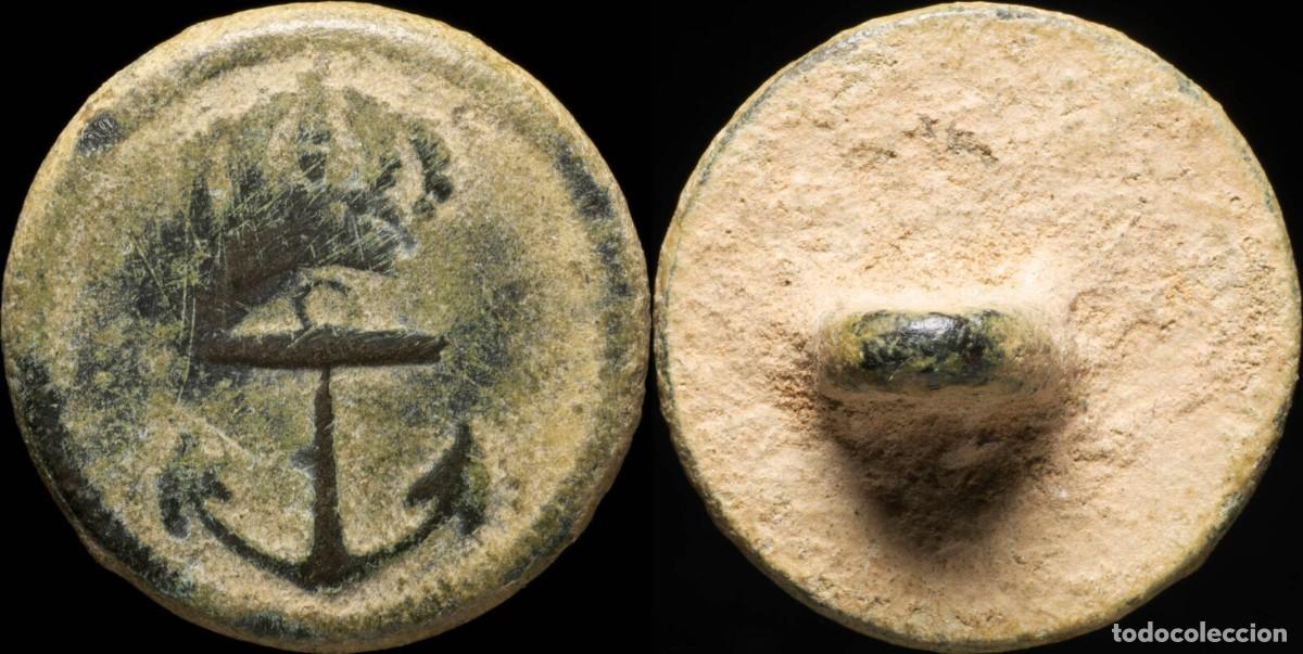 Militaria: Button Spanish Navy, Napoleonic War, 16 mm.