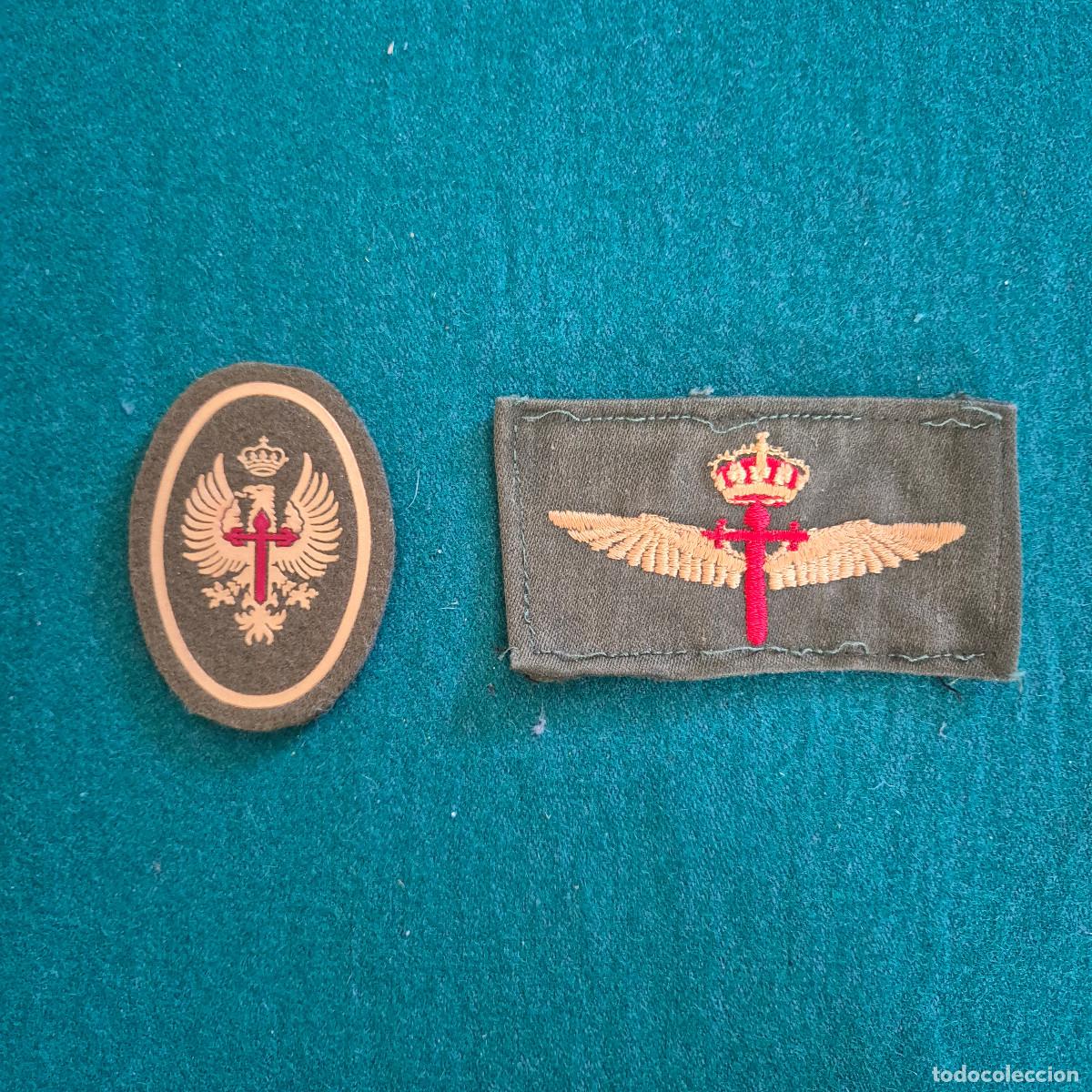 Militaria: parche de tela ovalado con &aacute;guila