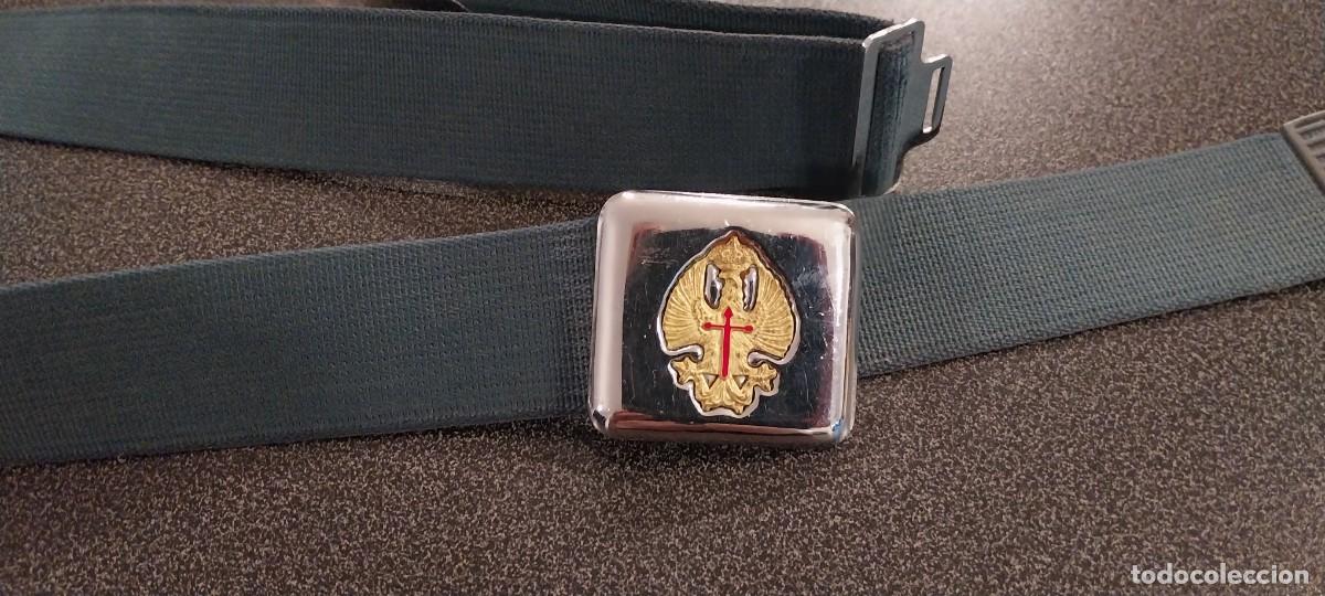 Militaria: CINTURON MILITAR CASI NUEVO A&Ntilde;OS 80 TRANSICION