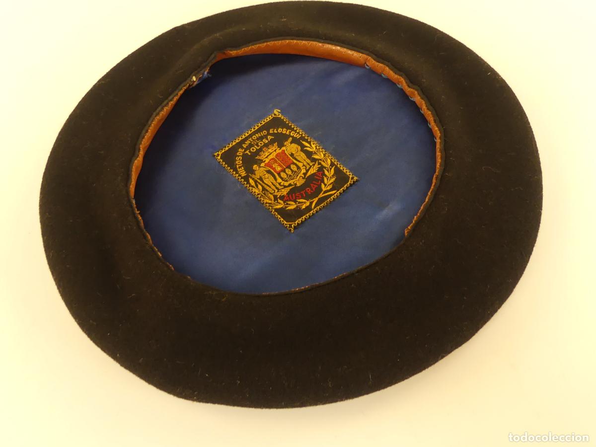 Militaria: BOINA VASCA NEGRA - TOLOSA