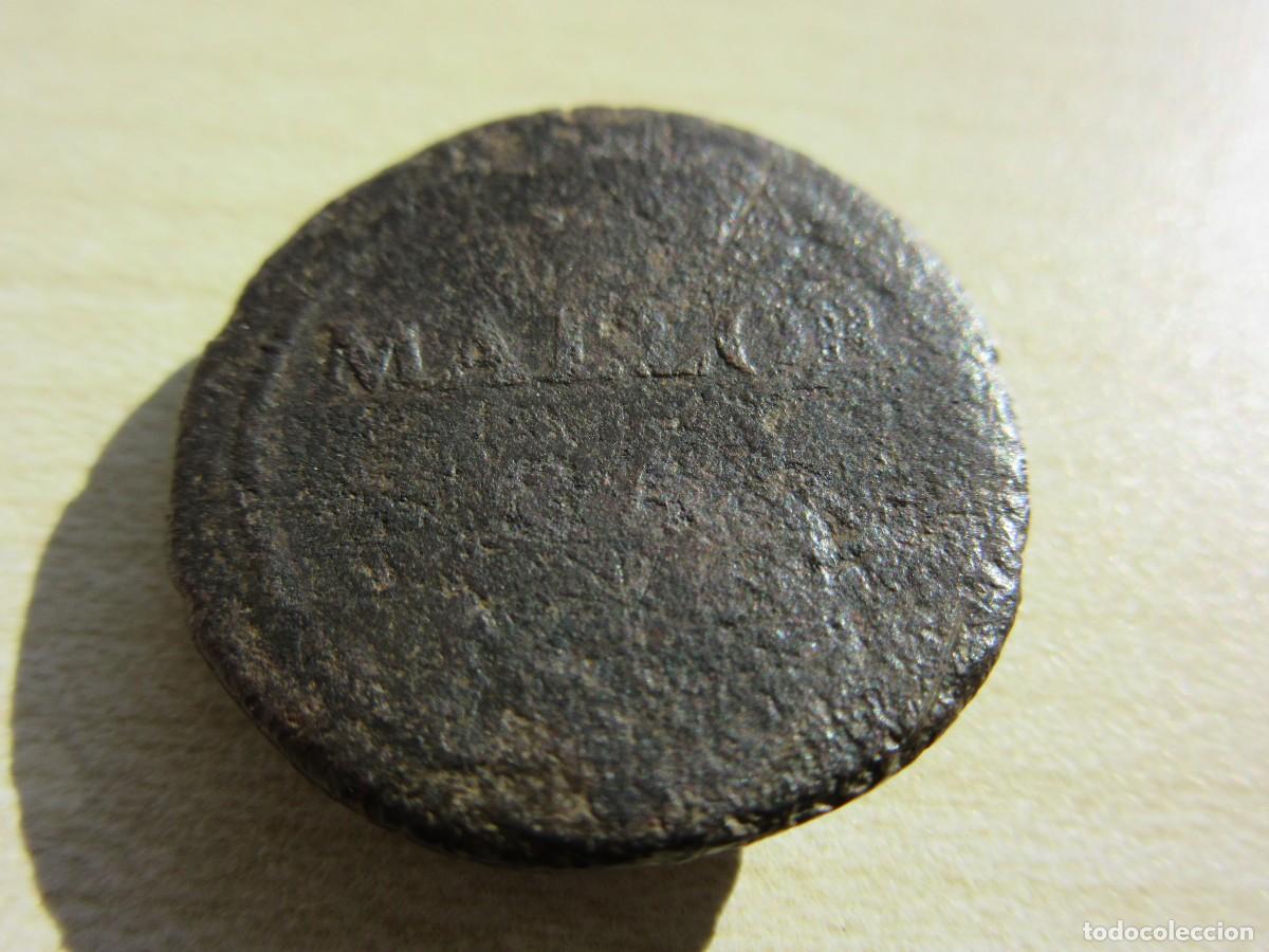 Military Antiques: Bot&oacute;n grande del Regimiento de Infanter&iacute;a Mallorca Guerra Independencia Di&aacute;metro 2,3 cm