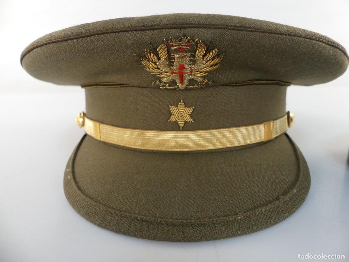 Militaria: LOTE DE GORRO CINTURON Y CORBATA MILITAR - Foto 2