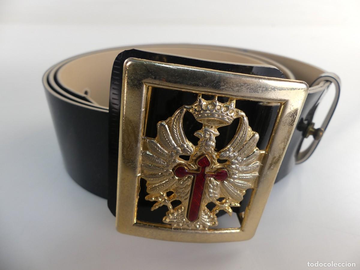 Militaria: LOTE DE GORRO CINTURON Y CORBATA MILITAR - Foto 4