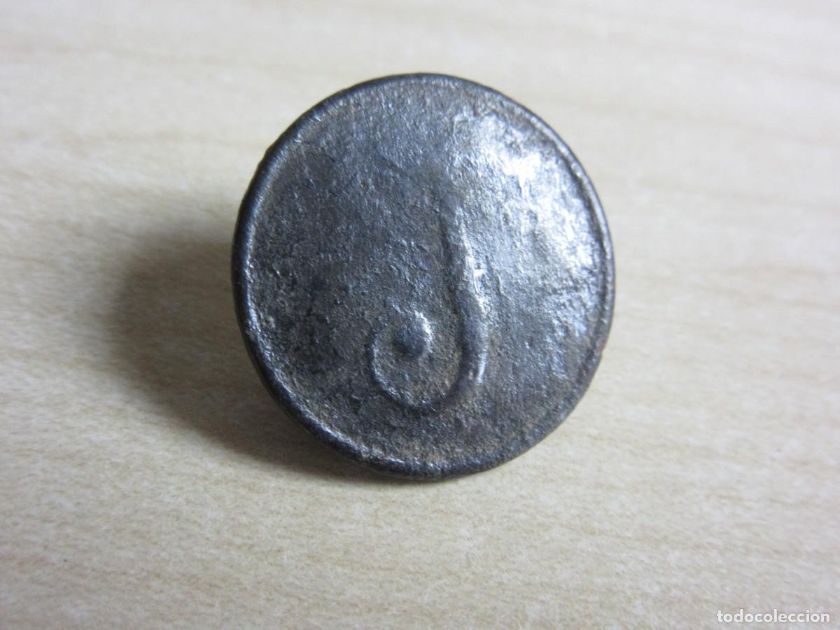 Military Antiques: Bot&oacute;n de Infanter&iacute;a Regimiento 1 Reglamento 1824 Di&aacute;metro 2,2 cm