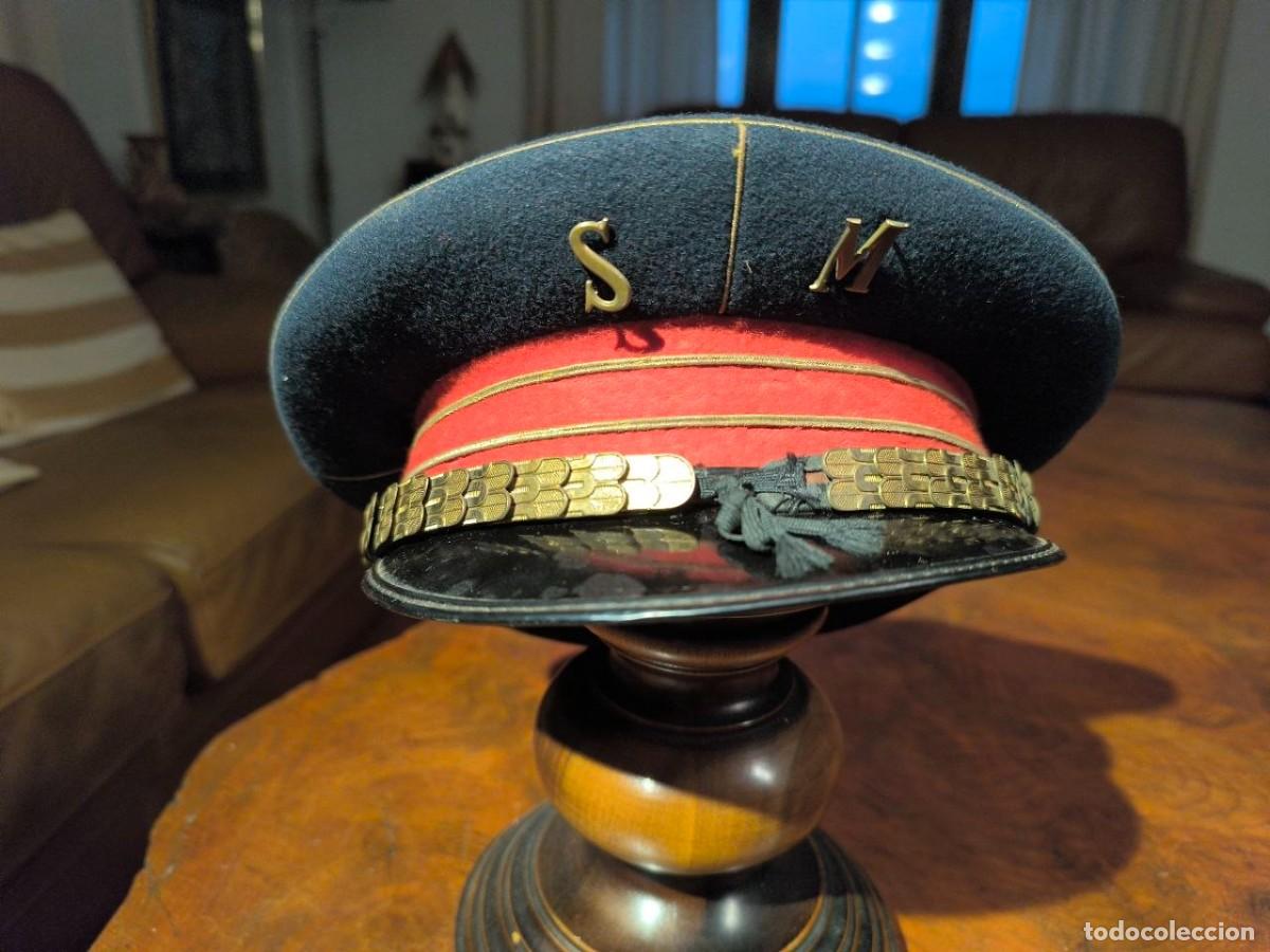 Militaria: GORRA DE PLATO DE GALA DE SERENO DE LA PROBINCIA DE BARCELONA, MEDIDA CABEZA 54 CM