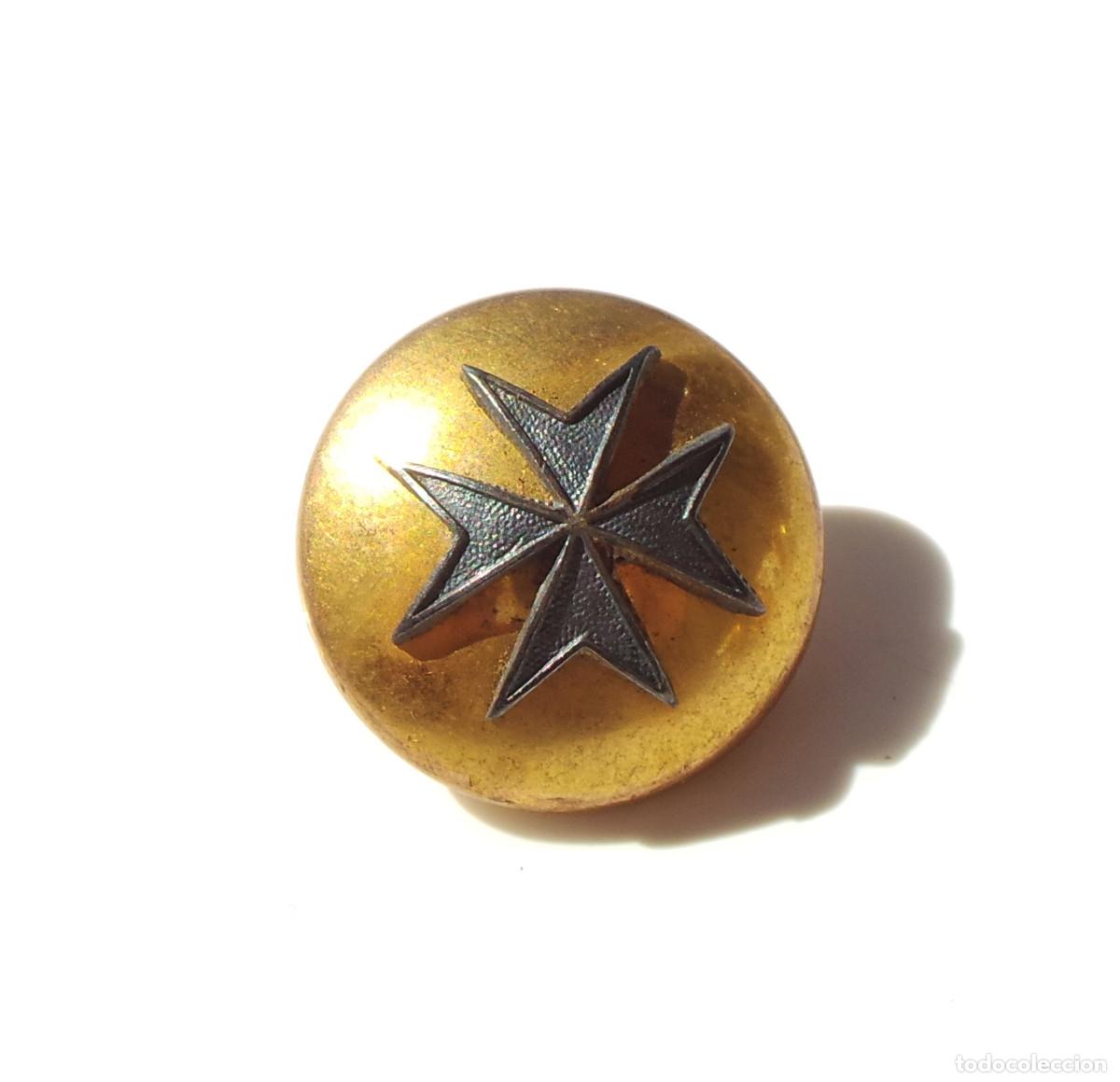 Military Antiques: BOT&Oacute;N ORDEN DE MALTA.