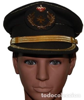 Militaria: GORRA DE PLATO DE OFICIAL DE SANIDAD MILITAR EPOCA JUAN CARLOS I