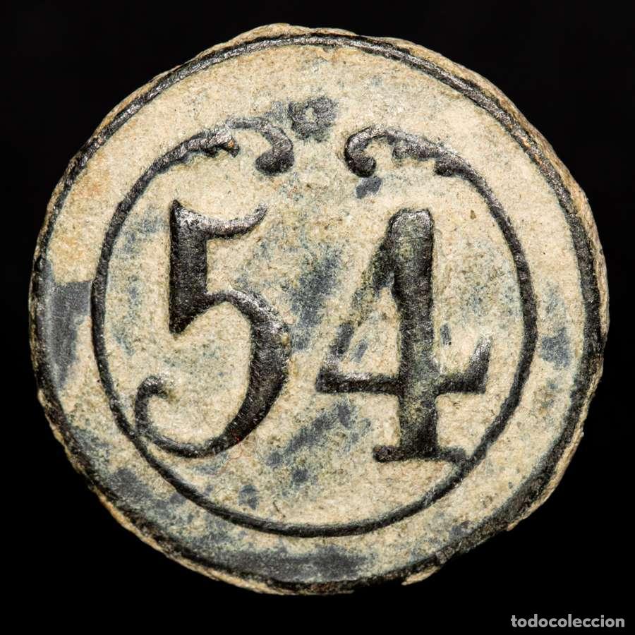 Militaria: Ej&eacute;rcito napoleonico en Espa&ntilde;a, 1808-1814. Bot&oacute;n 54&ordm; reg. de linea