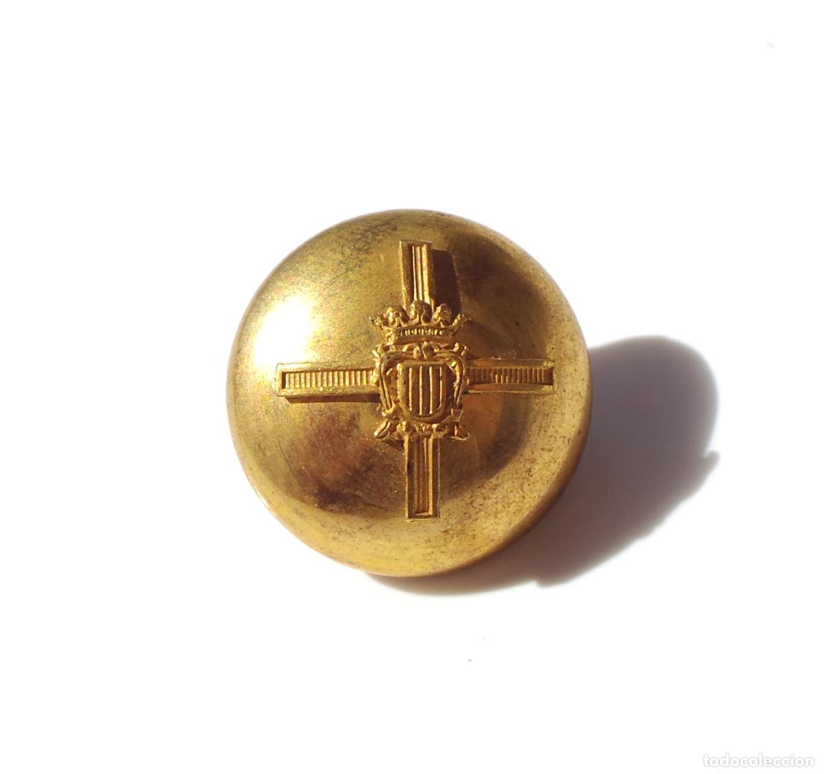 Military Antiques: BOT&Oacute;N REAL CUERPO DE LA NOBLEZA DE CATALU&Ntilde;A.
