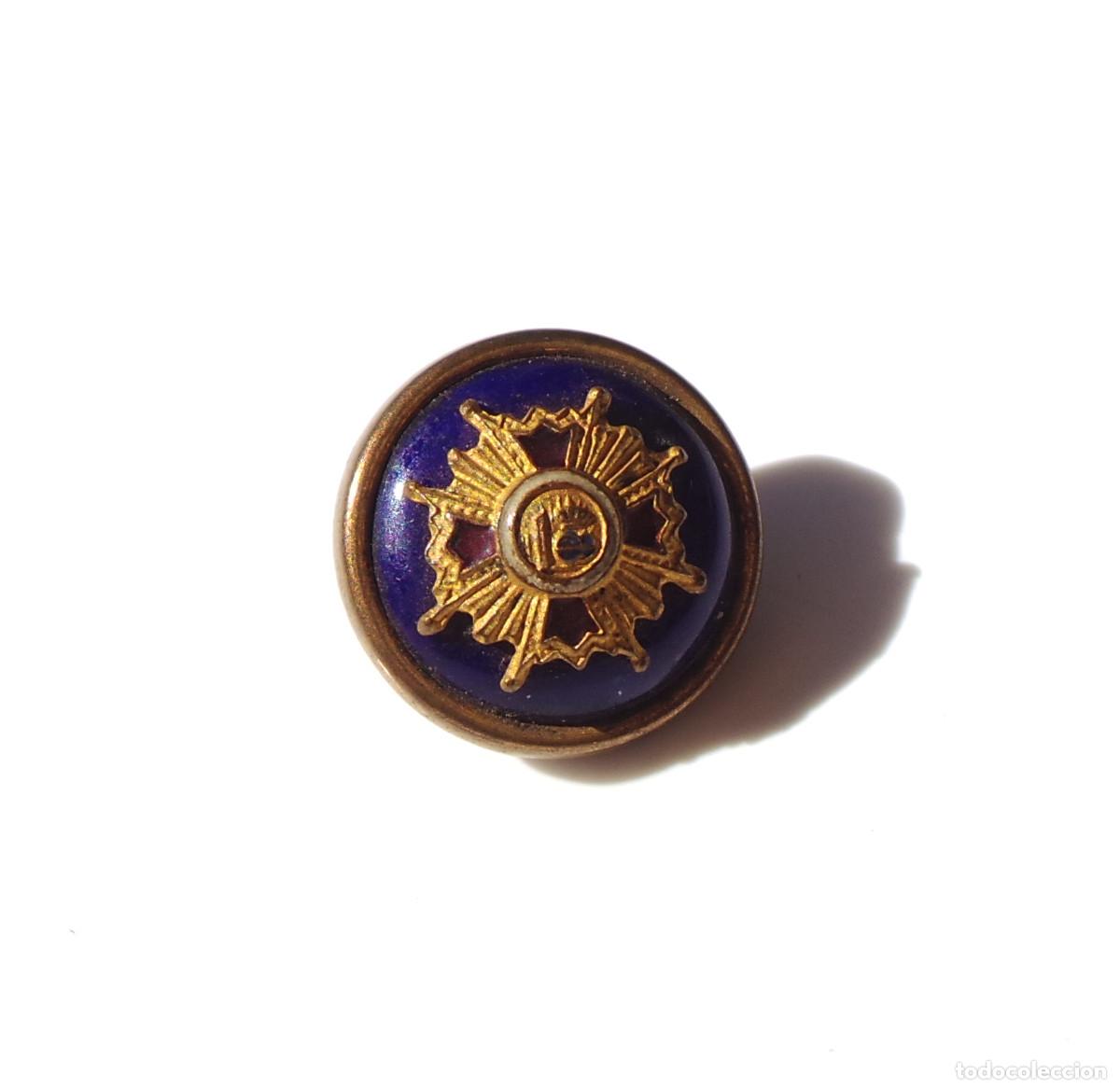 Militaria: BOT&Oacute;N ORDEN DE ISABEL LA CAT&Oacute;LICA.