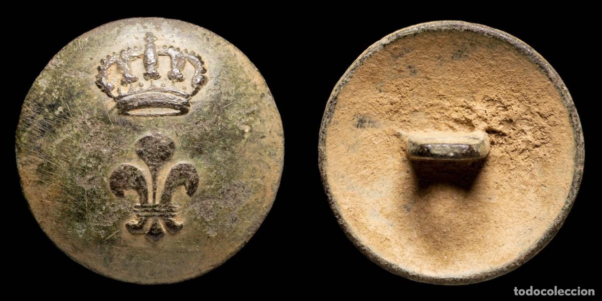 Militaria: Button Milicias, Spanish Independence War, 21 mm.