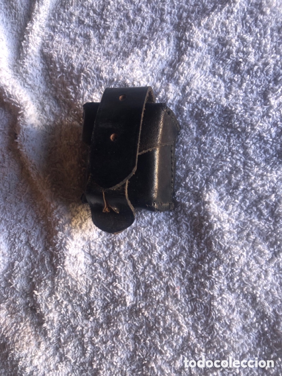 Militaria: CARTUCHERA DE CUERO GUERRA CIVIL
