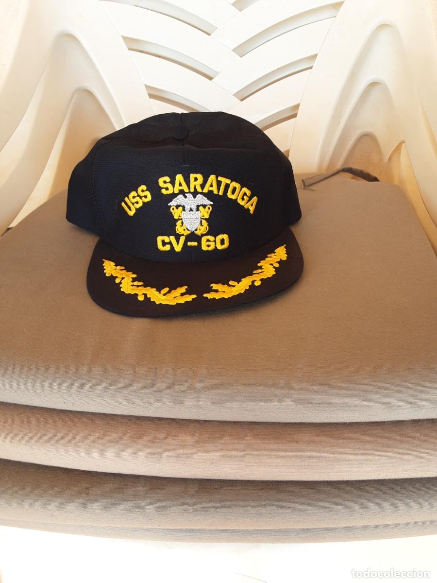 Militaria: Gorra portaaviones USS Saratoga US Navy CV-60