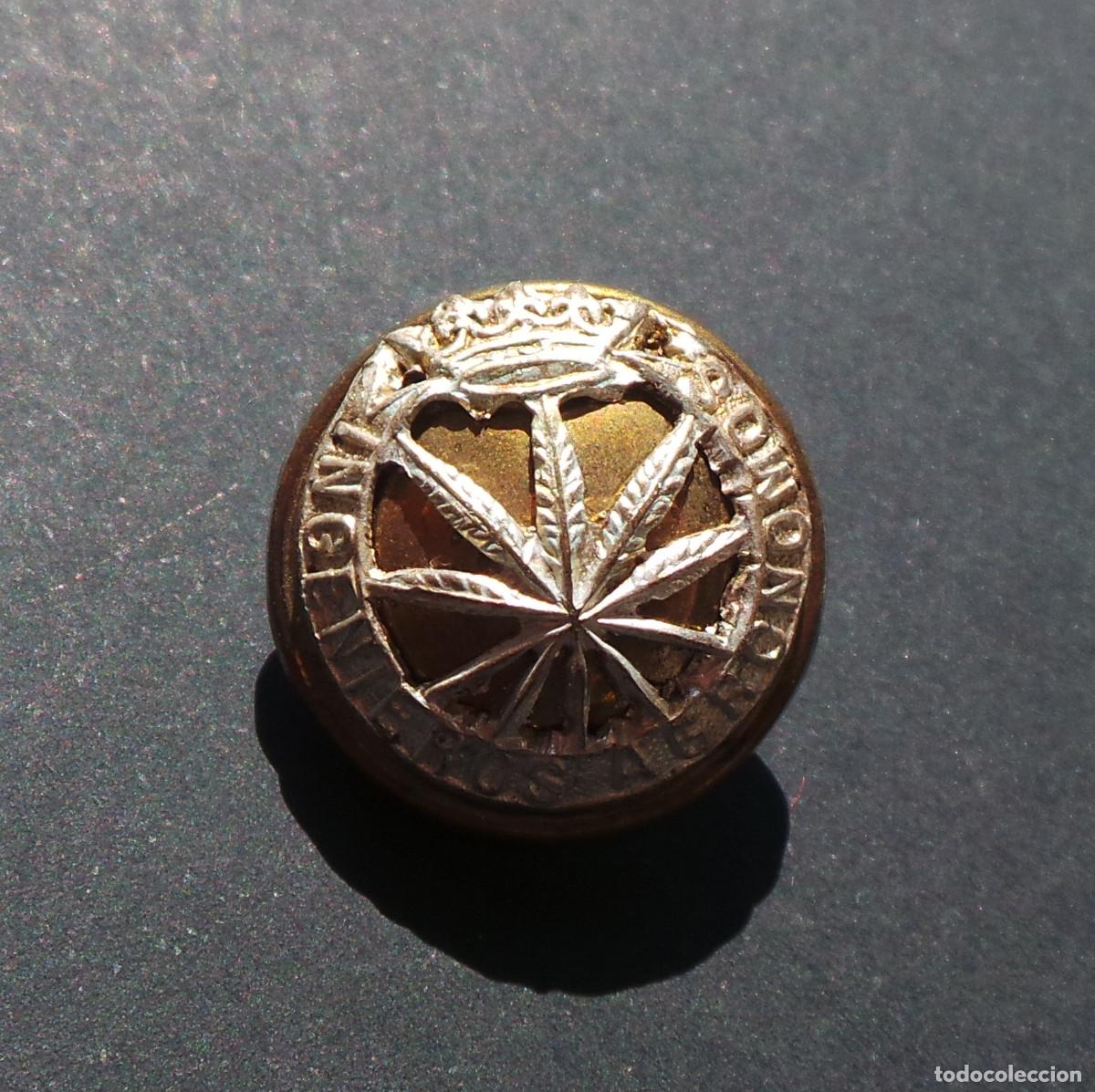 Militaria: BOT&Oacute;N INGENIEROS AGR&Oacute;NOMOS. 2 CM DI&Aacute;METRO. APROX.