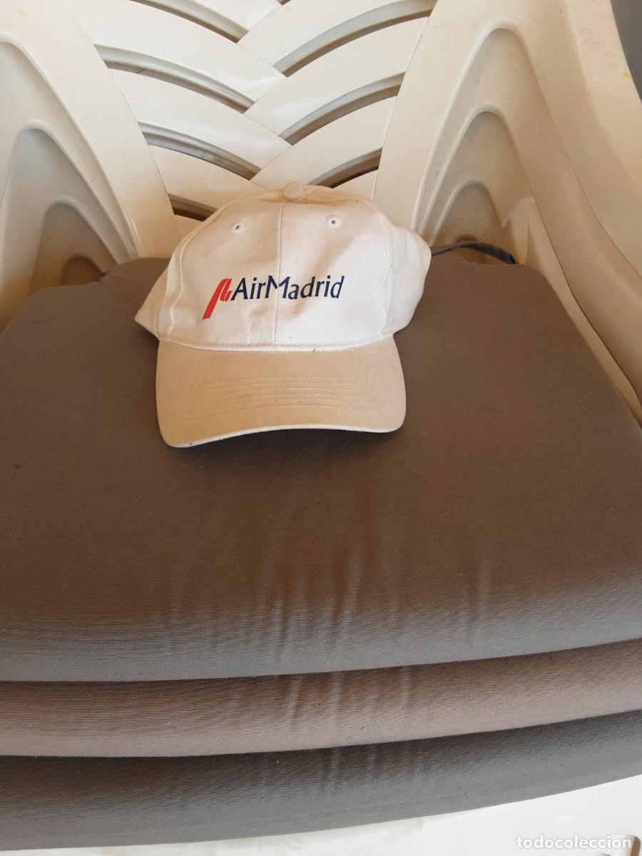 Militaria: Gorra compa&ntilde;&iacute;a Air Madrid mediados 2000
