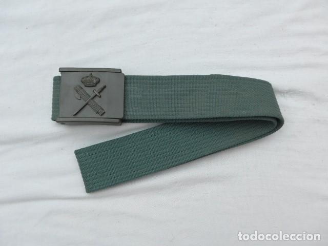 Militaria: CINTURON CON HEBILLA DE PVC GUARDIA CIVIL A&Ntilde;OS 80/90