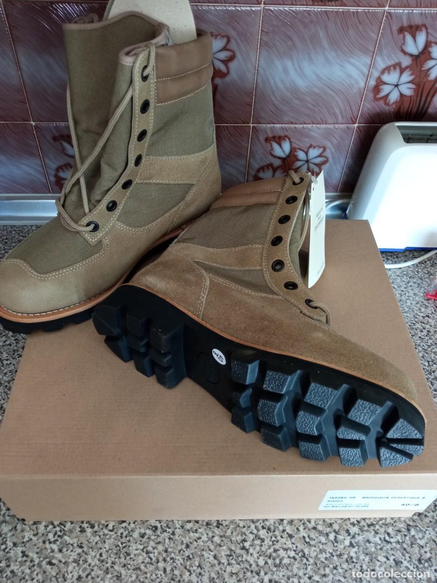 Militaria: Botas militares Argueyrolles de la Fuerza A&eacute;rea Francesa para clima c&aacute;lido