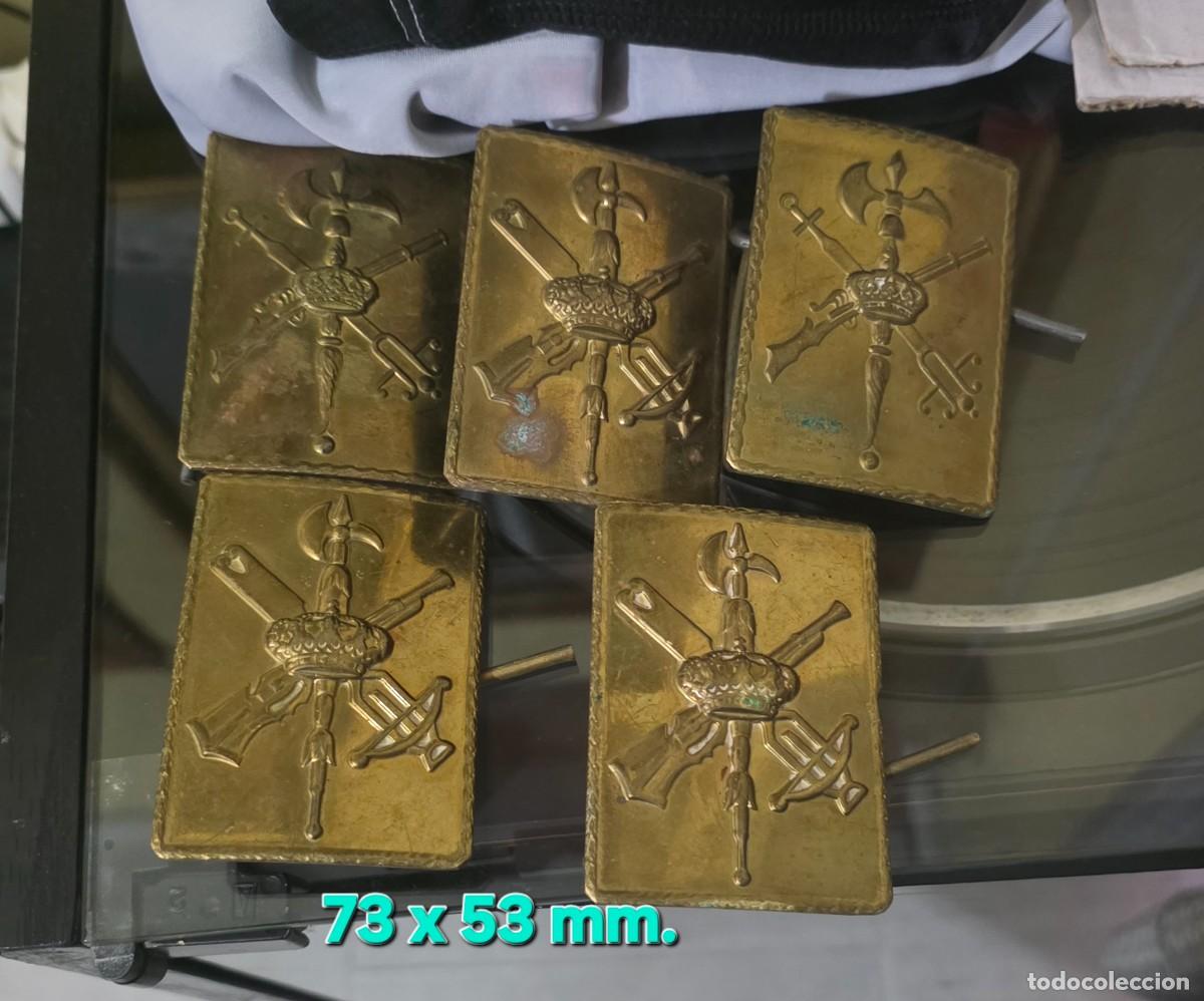 Militaria: Lote hebillas legi&oacute;n espa&ntilde;ola
