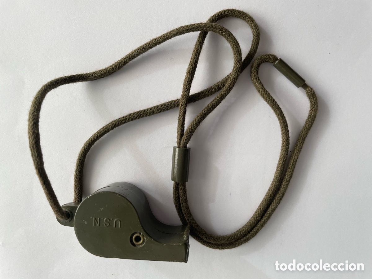 Militaria: silbato USN norteamericano
