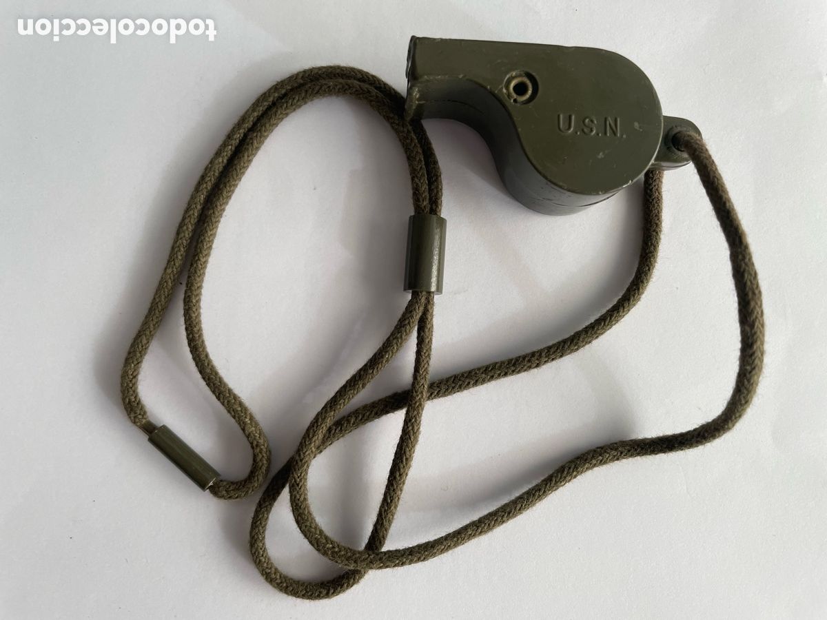 Militaria: silbato USN norteamericano