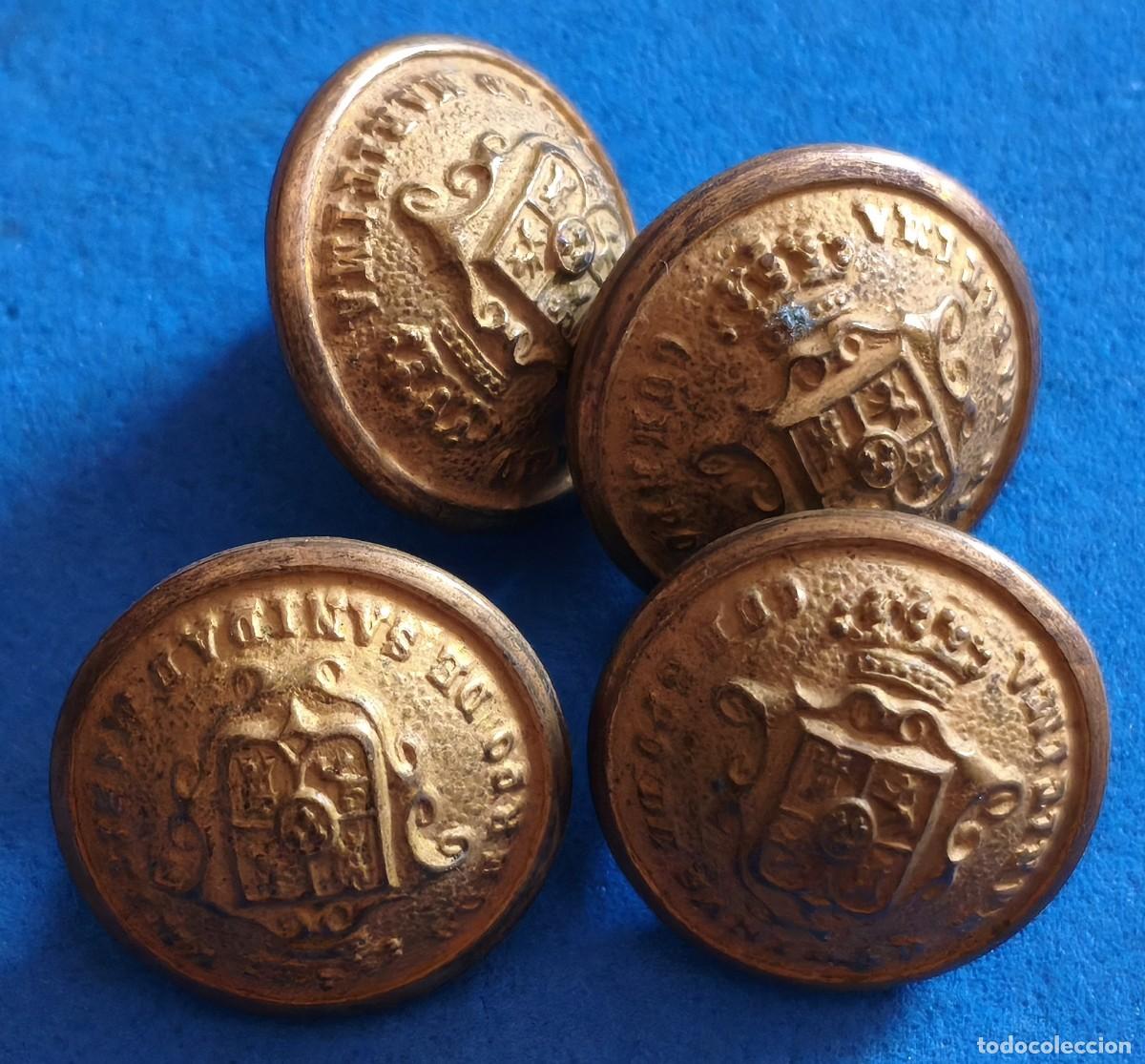 Militaria: Cuatro botones. A catalogar. Peque&ntilde;os. - Foto 5