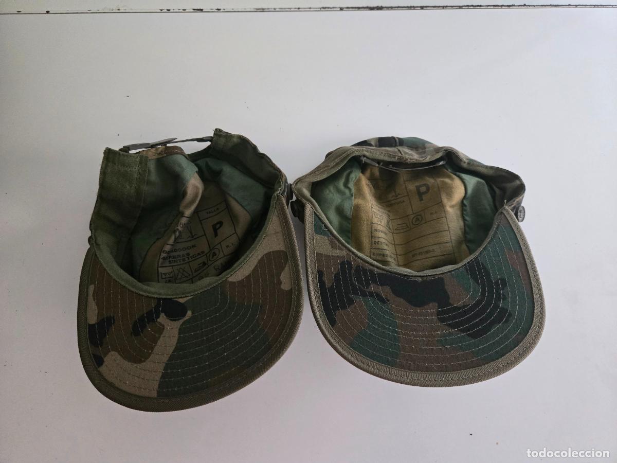 Militaria: 2 GORRAS DE UNIFORME DE CAMPA&Ntilde;A - Foto 2