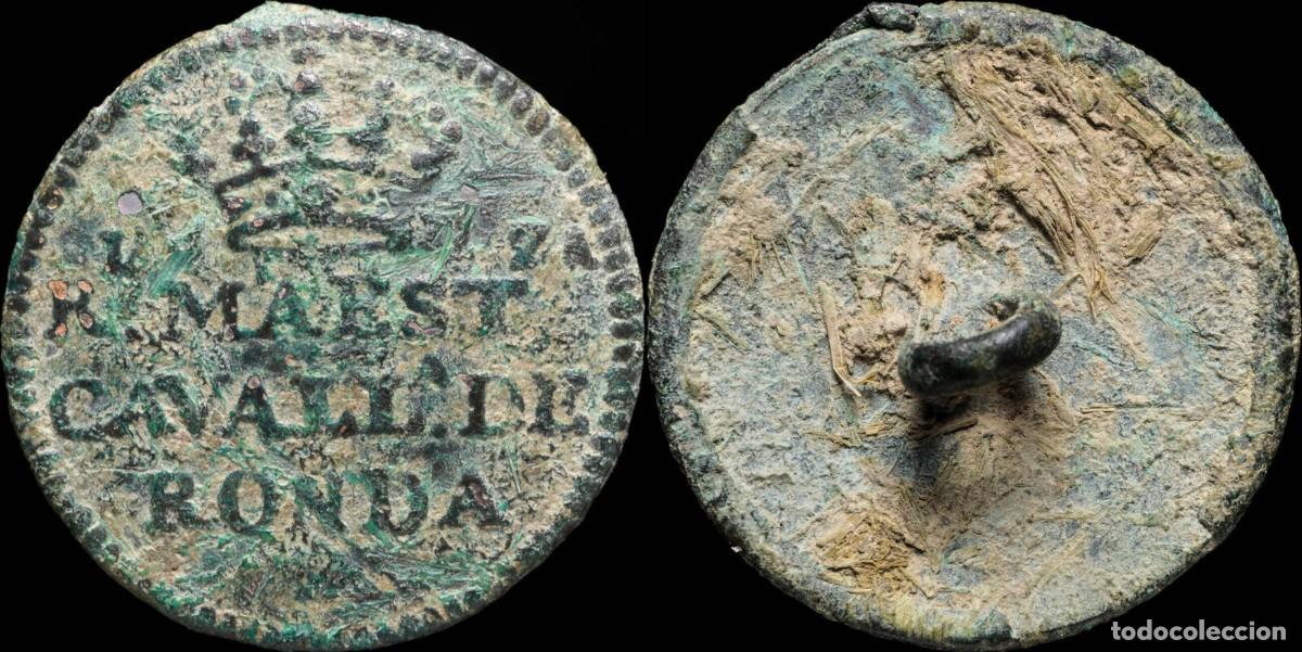 Militaria: Button Real Maestranza de Caballeria of Ronda, 23 mm.