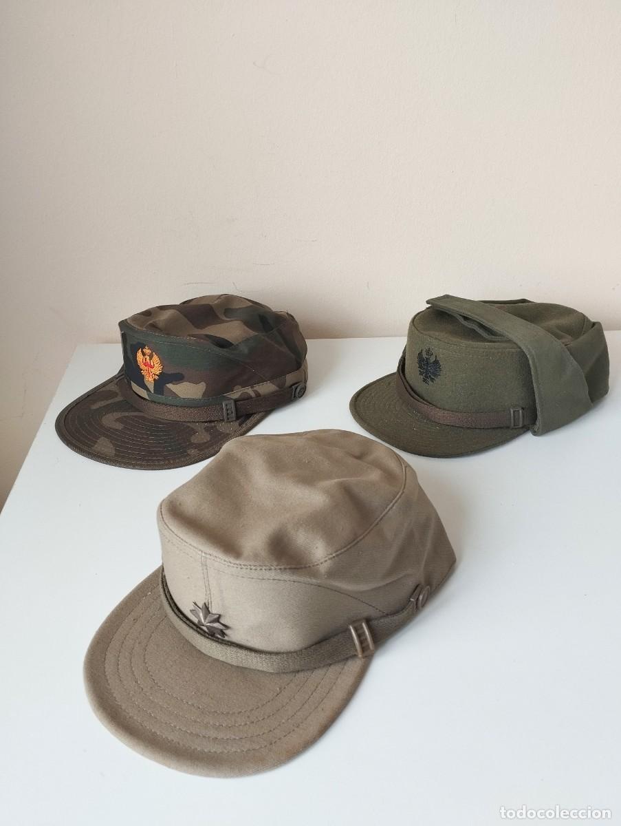 Militaria: Lote gorras tipo Chester a&ntilde;os 70-80-90