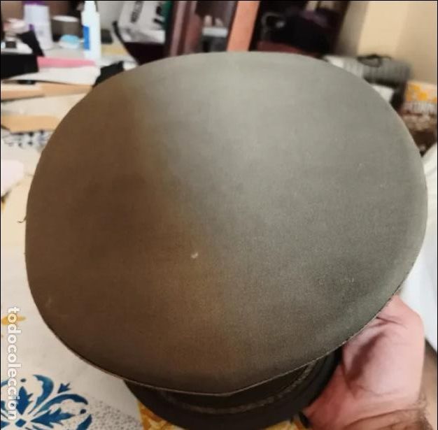 Militaria: Gorra de plato del Ej&eacute;rcito Espa&ntilde;ol. A&ntilde;os 80 - Foto 2