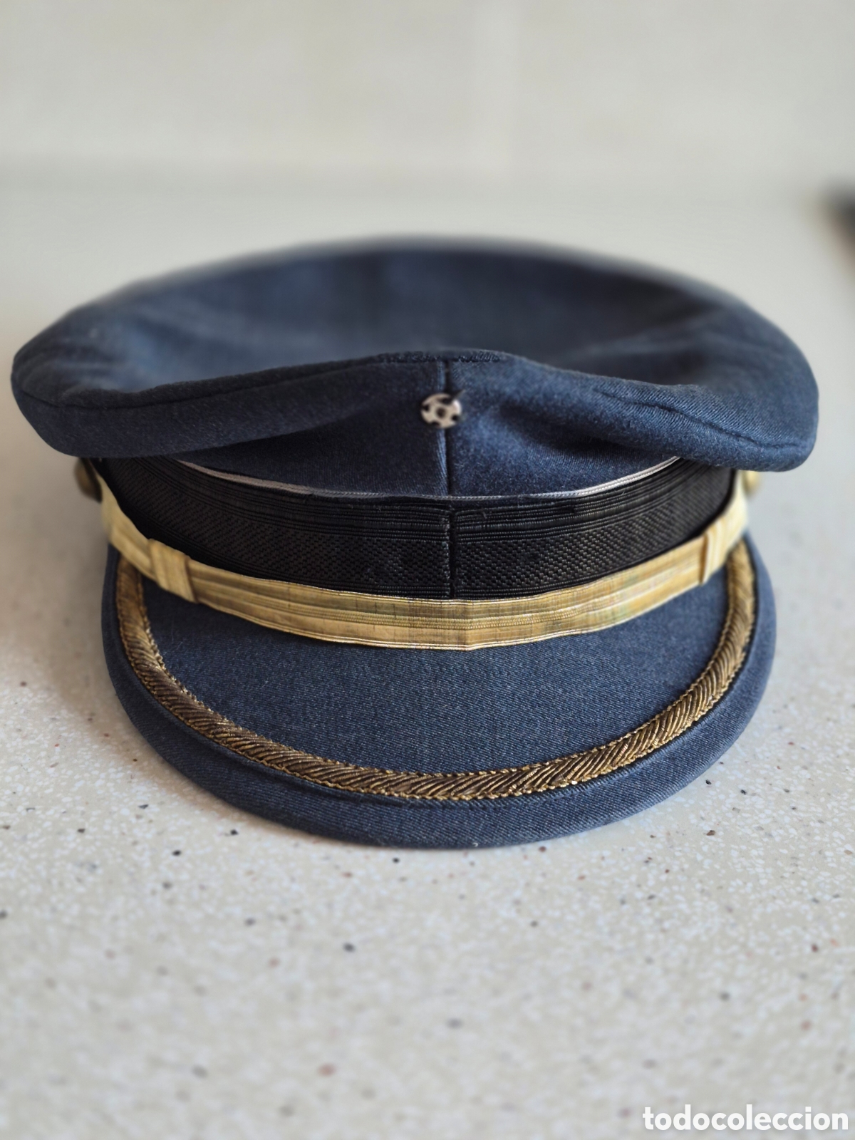 Militaria: GORRA de PLATO del EJ&Eacute;RCITO del AIRE - &Eacute;POCA FRANCO - AVIACI&Oacute;N - Hijo Jes&uacute;s Mart&iacute;nez - Talla M .