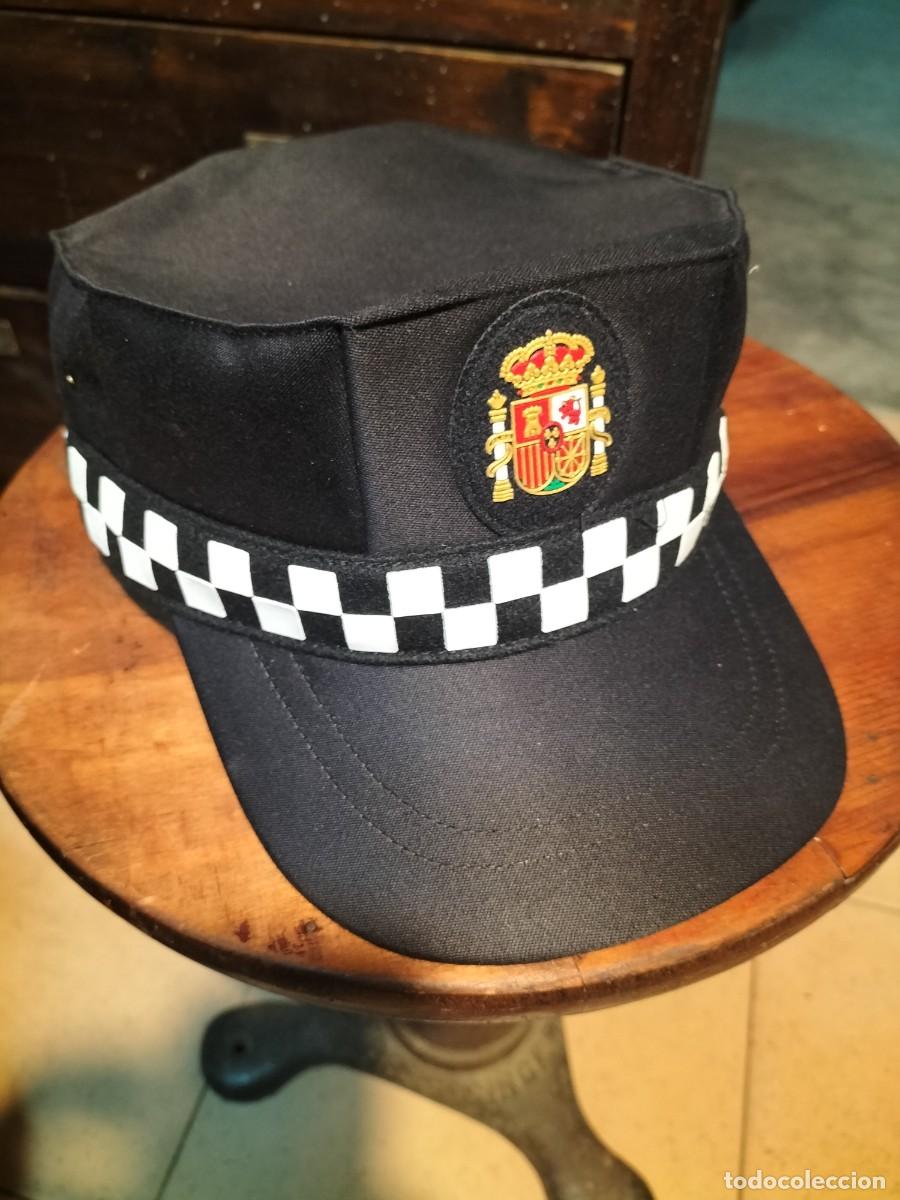 Militaria: Gorra de faena Polic&iacute;a local. NUEVA SIN ESTRENAR