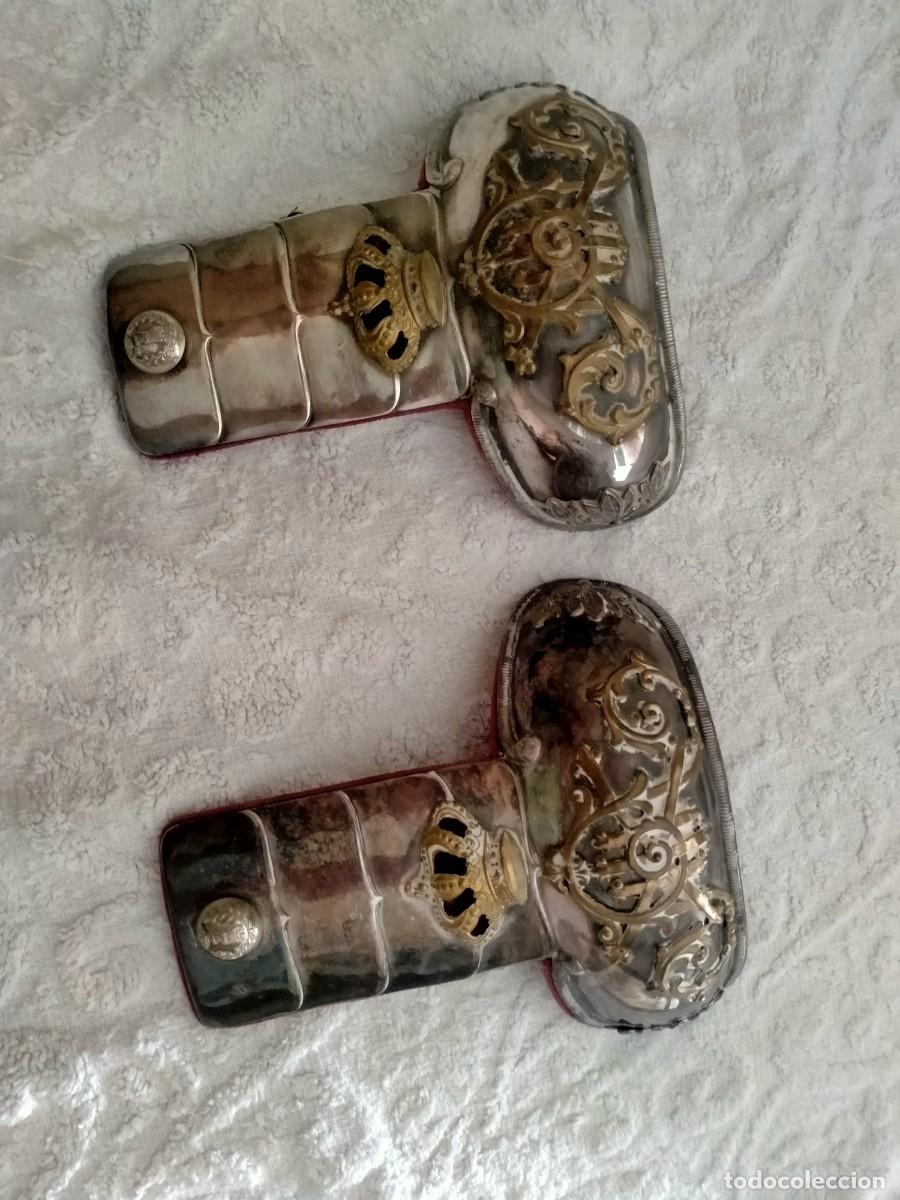 Militaria: charreteras epoca alfonso 12-13